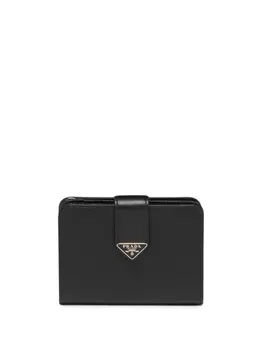 Prada кошелек с логотипом, черный
