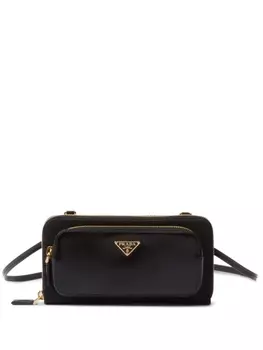 Prada кошелек с логотипом, черный