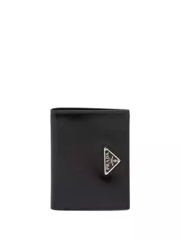 Prada кошелек с логотипом, черный