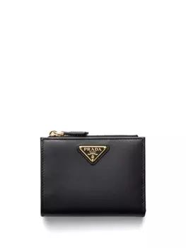 Prada кошелек с логотипом, черный