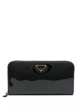Prada кошелек с логотипом, черный