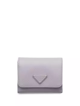 Prada кошелек с логотипом, фиолетовый