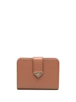 Prada кошелек с логотипом, коричневый