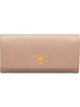 Prada кошелек с логотипом, розовый