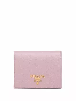 Prada кошелек с логотипом, розовый