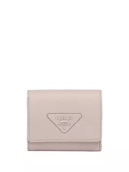 Prada кошелек с логотипом, розовый