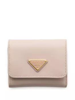 Prada кошелек с логотипом, розовый