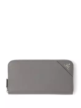 Prada кошелек с логотипом, серый