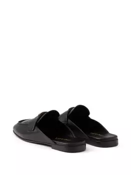 Prada кожаные мюли, черный