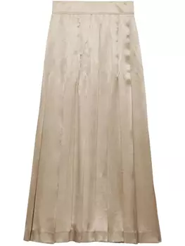 Prada креповая юбка, нейтральный