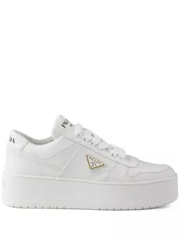 Prada кроссовки Downtown Bold из кожи, белый