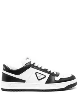 Prada кроссовки в двух тонах, белый