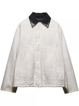 Prada куртка-рубашка, белый