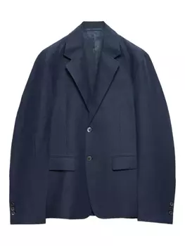 Prada льняной пиджак, синий