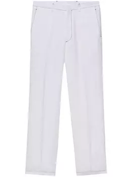 Prada льняные брюки, белый