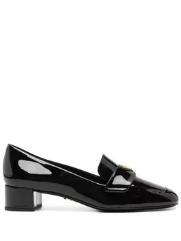 Prada лакированные туфли, черный