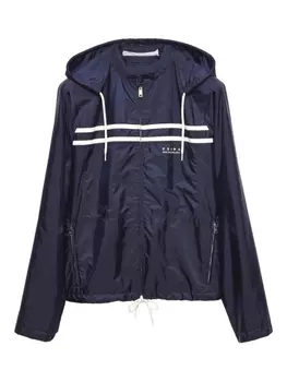 Prada легкая куртка оверсайз, синий