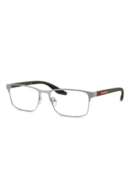 Prada Linea Rossa очки с логотипом, серый