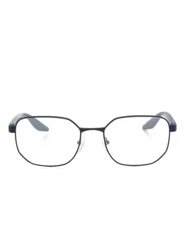 Prada Linea Rossa очки в прямоугольной оправе, синий