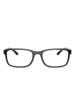 Prada Linea Rossa rectangle-frame очки, серый