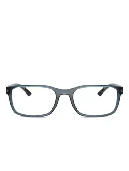 Prada Linea Rossa rectangle-frame очки, синий
