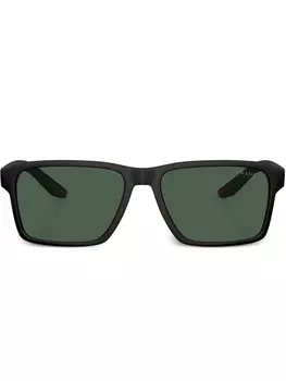 Prada Linea Rossa солнцезащитные очки Linea Rossa, черный