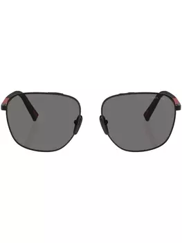Prada Linea Rossa солнцезащитные очки Linea Rossa, черный
