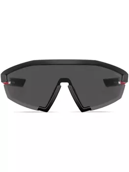 Prada Linea Rossa солнцезащитные очки-пилоты PS 03ZS, черный