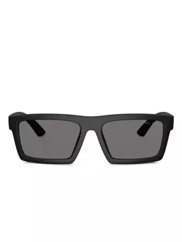 Prada Linea Rossa square-frame солнцезащитные очки, черный