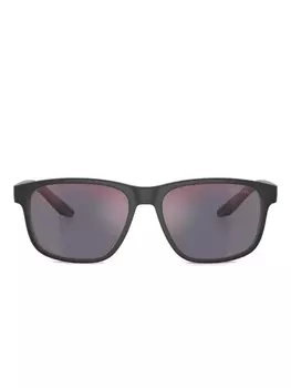 Prada Linea Rossa square-frame солнцезащитные очки, серый