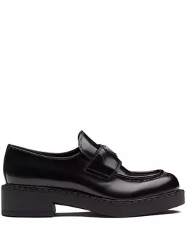 Prada лоферы Chocolate, черный