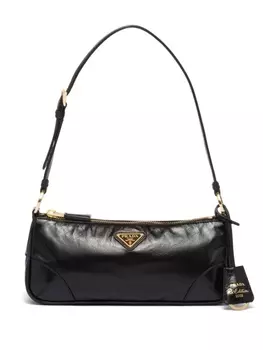 Prada маленькая сумка на плечо Re-Edition 2002, черный