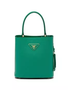 Prada маленькая сумка Panier, зеленый