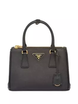 Маленькая сумка-тоут Prada Galleria, черный
