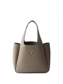 Prada маленькая сумка-тоут, коричневый