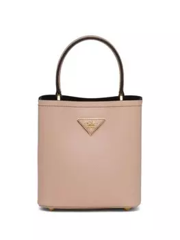 Маленькая сумка-ведро Prada Panier, розовый
