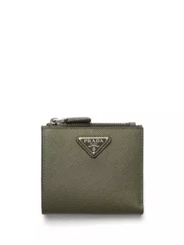 Prada маленький кошелек из сафьяновой кожи, зеленый