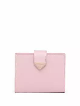 Prada маленький кошелек из сафьяновой кожи с логотипом, розовый