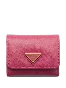 Prada маленький кошелек из сафьяновой кожи, розовый
