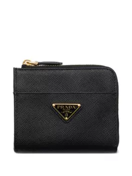 Prada маленький кошелек с логотипом, черный