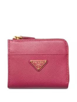 Prada маленький кошелек с логотипом, розовый