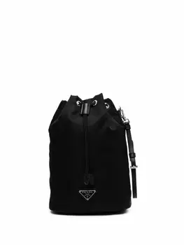 Prada мини-клатч Re-Nylon, черный