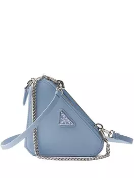 Prada мини кожаный мешочек, синий