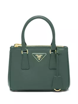 Prada мини-сумка Galleria, зеленый