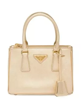Мини-сумка Prada Galleria, золотистый