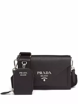 Prada мини-сумка на плечо Envelope, черный
