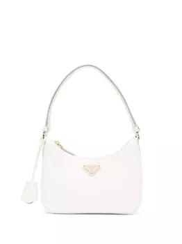 Prada мини-сумка на плечо Re-Edition, белый