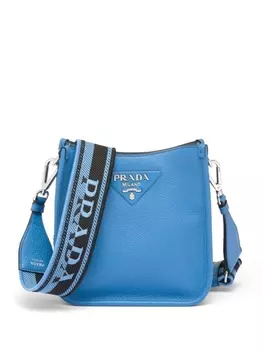 Prada мини-сумка на плечо с логотипом, синий