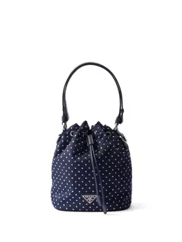 Prada мини-сумка Re-Nylon, синий