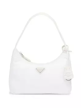 Мини-сумка Prada с логотипом, белый